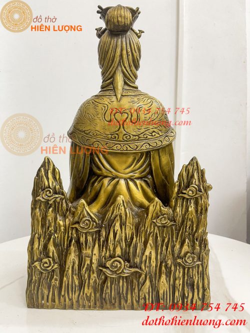 Tượng Bích Hà Nguyên Quân Bằng Đồng Cao 40cm