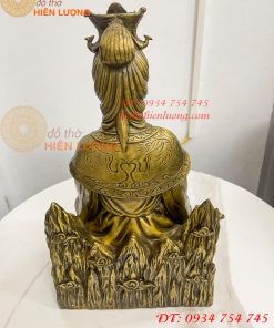 Tượng Bích Hà Nguyên Quân Bằng Đồng Cao 40cm