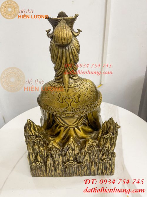 Tượng Bích Hà Nguyên Quân Bằng Đồng Cao 40cm