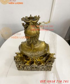 Tượng Bích Hà Nguyên Quân Bằng Đồng Cao 40cm