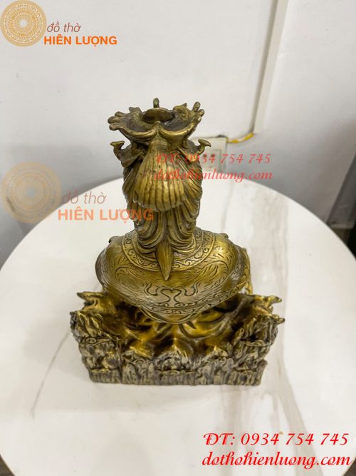 Tượng Bích Hà Nguyên Quân Bằng Đồng Cao 40cm