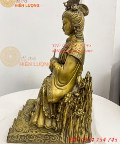 Tượng Bích Hà Nguyên Quân Bằng Đồng Cao 40cm
