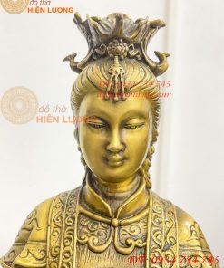 Tượng Bích Hà Nguyên Quân Bằng Đồng Cao 40cm