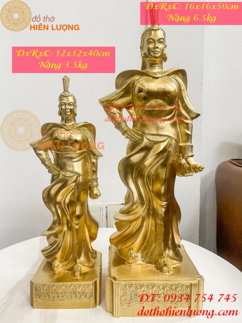 Tượng Lê Chân Bằng Đồng Cattut 2 Cỡ Cao 40cm Và 50cm
