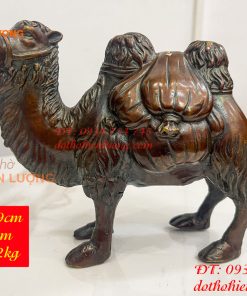 Tượng Lạc Đà Bằng Đồng Hun Phong Thủy Dài 19cm