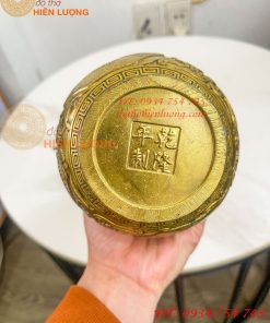 Hồ Lô Bát Quái Cao 30cm Bằng Đồng Phong Thủy
