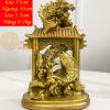 Tượng Cá Chép Vượt Vũ Môn Hóa Rồng Bằng Đồng Cao 15cm