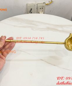 Gáo Múc Rượu Bằng Đồng Dài 36cm