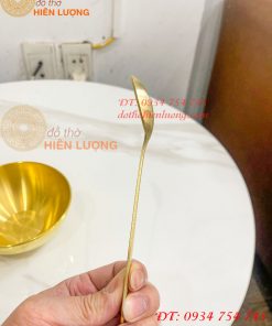 Bộ Bát Đũa Thìa Cơm Bằng Đồng Thau Thờ Cúng