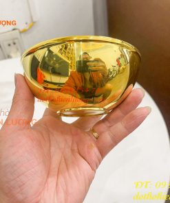 Bộ Bát Đũa Thìa Cơm Bằng Đồng Thau Thờ Cúng