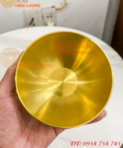 Bộ Bát Đũa Thìa Cơm Bằng Đồng Thau Thờ Cúng