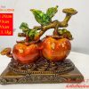 Quả Hồng Như Ý Bằng Đồng Phong Thủy Vẽ Màu