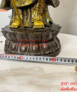 Tượng Địa Tạng Mục Kiền Liên Bằng Đồng Cao 60cm