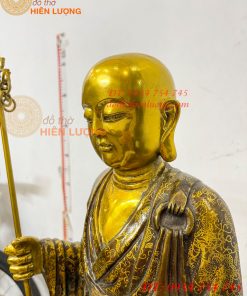 Tượng Địa Tạng Mục Kiền Liên Bằng Đồng Cao 60cm