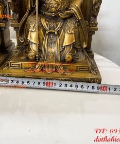 Tượng Ngọc Hoàng Và Vương Mẫu Bằng Đồng Cao 30cm