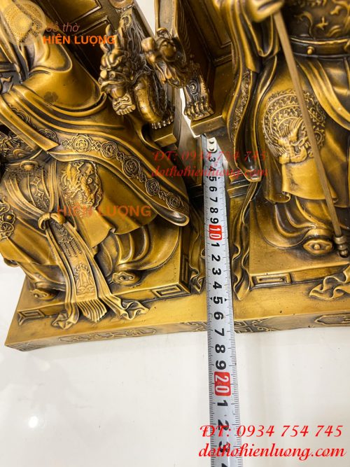 Tượng Ngọc Hoàng Và Vương Mẫu Bằng Đồng Cao 30cm