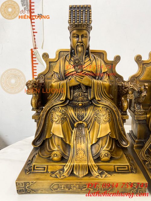 Tượng Ngọc Hoàng Và Vương Mẫu Bằng Đồng Cao 30cm