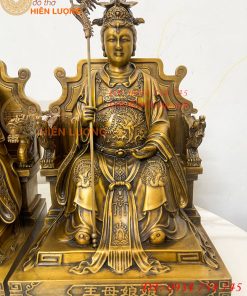 Tượng Ngọc Hoàng Và Vương Mẫu Bằng Đồng Cao 30cm