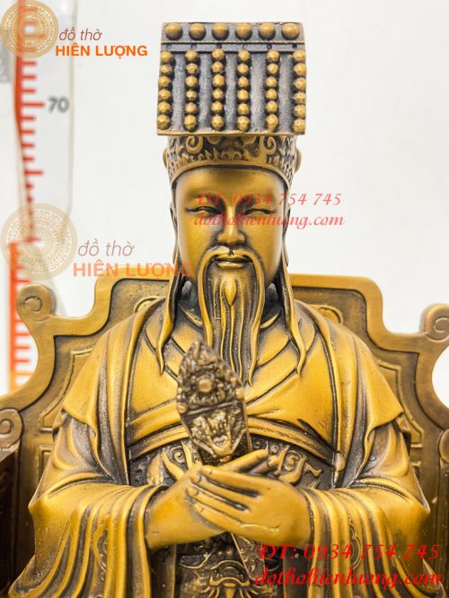 Tượng Ngọc Hoàng Và Vương Mẫu Bằng Đồng Cao 30cm