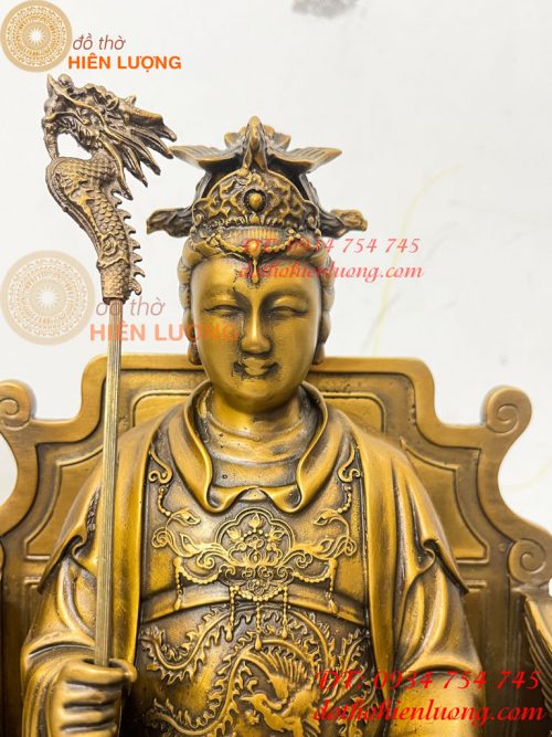 Tượng Ngọc Hoàng Và Vương Mẫu Bằng Đồng Cao 30cm