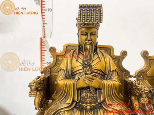 Tượng Ngọc Hoàng Và Vương Mẫu Bằng Đồng Cao 30cm