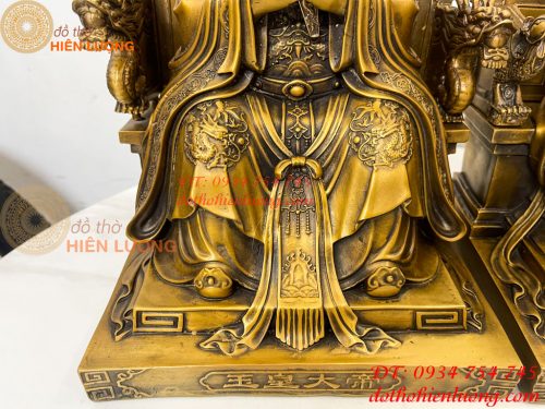 Tượng Ngọc Hoàng Và Vương Mẫu Bằng Đồng Cao 30cm