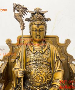 Tượng Ngọc Hoàng Và Vương Mẫu Bằng Đồng Cao 30cm