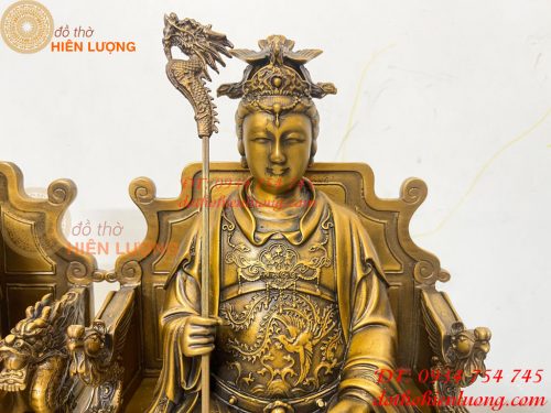Tượng Ngọc Hoàng Và Vương Mẫu Bằng Đồng Cao 30cm