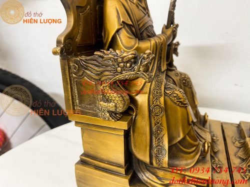 Tượng Ngọc Hoàng Và Vương Mẫu Bằng Đồng Cao 30cm