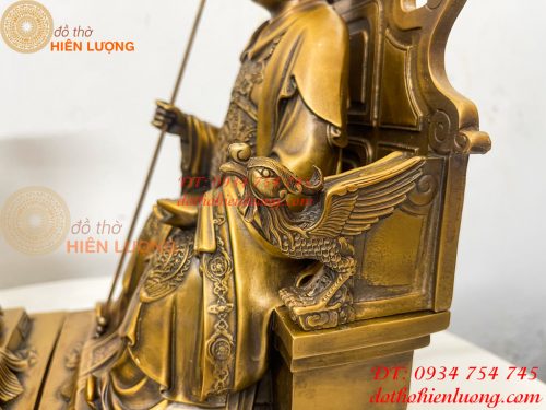 Tượng Ngọc Hoàng Và Vương Mẫu Bằng Đồng Cao 30cm