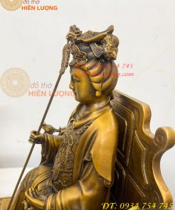 Tượng Ngọc Hoàng Và Vương Mẫu Bằng Đồng Cao 30cm