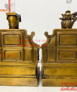 Tượng Ngọc Hoàng Và Vương Mẫu Bằng Đồng Cao 30cm