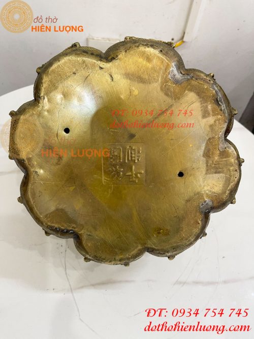 Tượng Cóc Thiềm Thừ Túi Tiền Bằng Đồng Cao 22cm