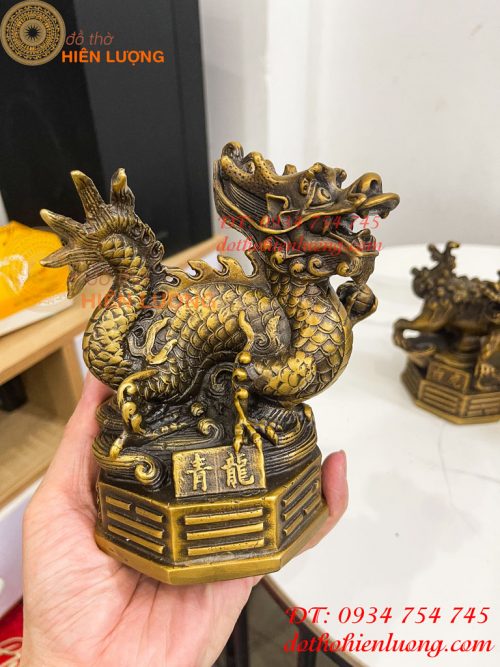 Bộ Tứ Linh Bằng Đồng Phong Thủy Cao 15cm