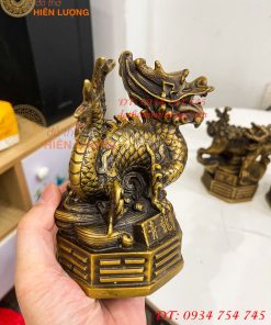 Bộ Tứ Linh Bằng Đồng Phong Thủy Cao 15cm