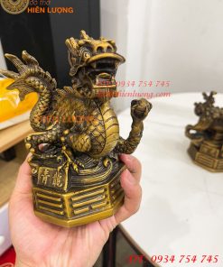 Bộ Tứ Linh Bằng Đồng Phong Thủy Cao 15cm