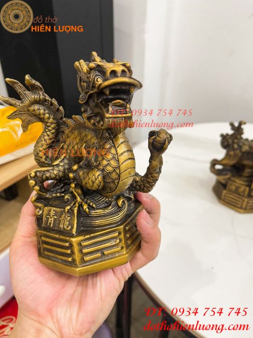 Bộ Tứ Linh Bằng Đồng Phong Thủy Cao 15cm