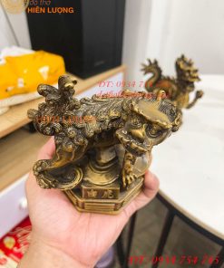 Bộ Tứ Linh Bằng Đồng Phong Thủy Cao 15cm