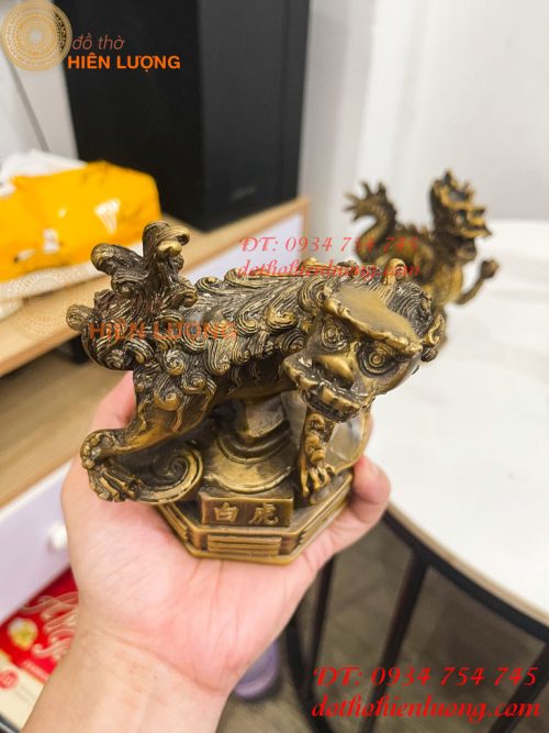 Bộ Tứ Linh Bằng Đồng Phong Thủy Cao 15cm