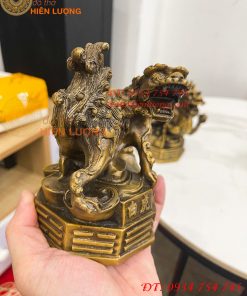 Bộ Tứ Linh Bằng Đồng Phong Thủy Cao 15cm