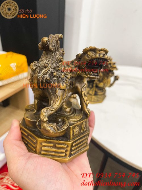 Bộ Tứ Linh Bằng Đồng Phong Thủy Cao 15cm