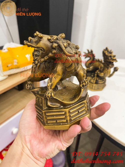 Bộ Tứ Linh Bằng Đồng Phong Thủy Cao 15cm