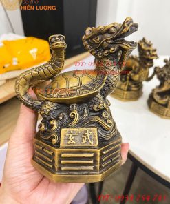 Bộ Tứ Linh Bằng Đồng Phong Thủy Cao 15cm
