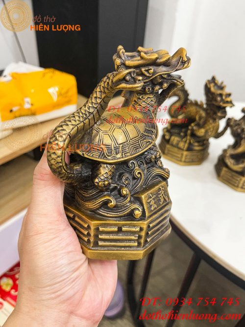 Bộ Tứ Linh Bằng Đồng Phong Thủy Cao 15cm