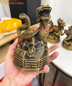 Bộ Tứ Linh Bằng Đồng Phong Thủy Cao 15cm
