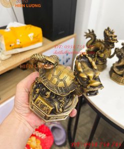 Bộ Tứ Linh Bằng Đồng Phong Thủy Cao 15cm