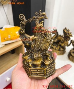 Bộ Tứ Linh Bằng Đồng Phong Thủy Cao 15cm