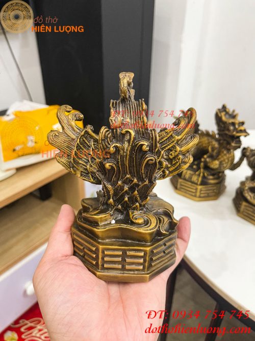 Bộ Tứ Linh Bằng Đồng Phong Thủy Cao 15cm