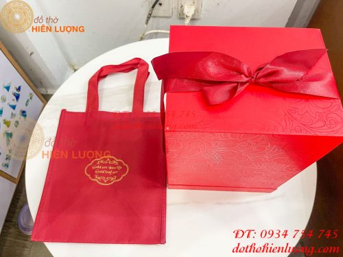 Cây Kim Ngân Mạ Vàng 24K Cao Cấp Cao 22cm