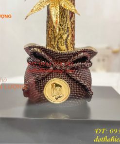 Cây Kim Ngân Mạ Vàng 24K Cao Cấp Cao 22cm